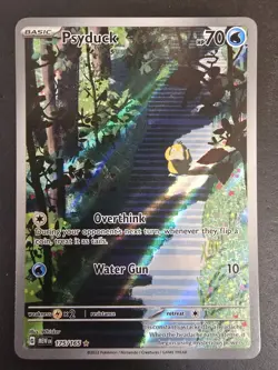 Pokemon TCG Psyduck Scarlet Violet-151 Holo Illustration Card 175/165 Rare - Image 1