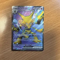Alakazam EX 188/165 Scarlet & Violet 151 Ultra Rare Holo Pokemon TCG Card NM - Image 1