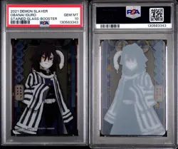 CARDDASS DEMON SLAYER: KIMETSU NO YAIBA STAINED GLASS CARDS OBANAI IGURO - Image 1