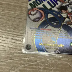 One Piece Los Angeles Dodgers Monkey D. Luffy Promo Card English - Image 4