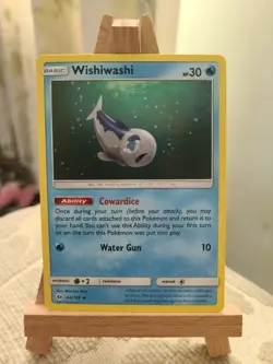 Pokemon Trading Card Game Wishiwashi Sun And Moon Base Set Card #44/149 - Image 2