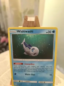 Pokemon Trading Card Game Wishiwashi Sun And Moon Base Set Card #44/149 - Image 3