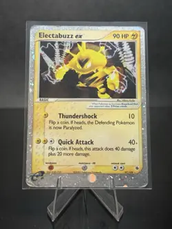 Pokemon TCG Electabuzz EX Ruby & Sapphire Holo Ultra Rare Card 97/109 HP DMG - Image 1