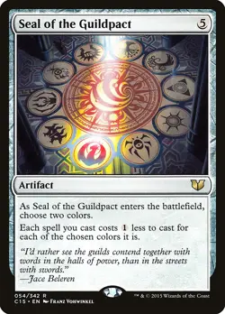 Seal of the Guildpact Commander 2015 NM Artifact Rare MAGIC MTG CARD ABUGames - Image 1