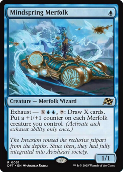 Mindspring Merfolk [Aetherdrift] Near Mint - Image 1