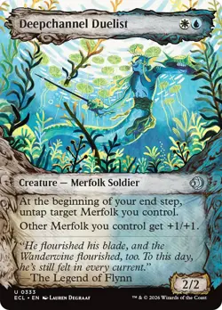 Deepchannel Duelist (Showcase) [Lorwyn Eclipsed] Near Mint - Image 1