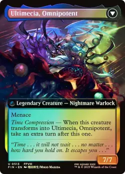 MTG - Final Fantasy - NM - Ultimecia, Time Sorceress Borderless Foil - 0441 ☠ - Image 2