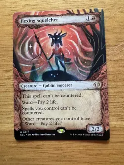 MTG - Hexing Squelcher - 0317 - (Showcase) - Lorwyn Eclipsed - Image 1