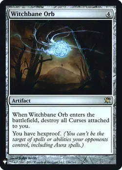 MTG WITCHBANE ORB FOIL EXC - GLOBO SCACCIASTREGHE - MYS - MAGIC - Image 1