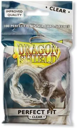 x10 Dragon Shield Perfect Fit Inner Sleeves Clear AT-13001 New 100ct Free Ship - Image 3