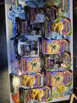 Pokemon TCG Vivid Voltage Sleeved Booster Pack Sword Shield x10 - Image 1