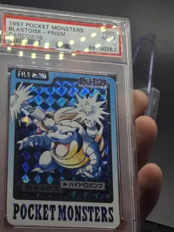 Pocket Monsters Blastoise Prism Carddass Mint Psa 9 - Image 4