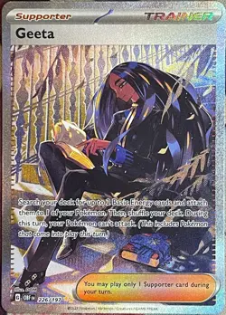 Geeta Special Illustration Rare - 226/197 - Obsidian Flames Pokemon 2023 - Image 1