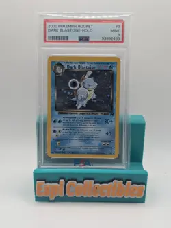 2000 Pokemon Rocket Dark Blastoise Holo #3 PSA 9 - Image 1