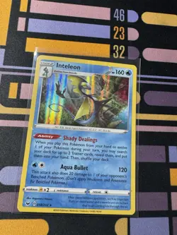 Pokemon TCG Inteleon Sword & Shield Base Set 058/202 Holo - Image 3