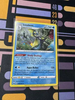 Pokemon TCG Inteleon Sword & Shield Base Set 058/202 Holo - Image 5