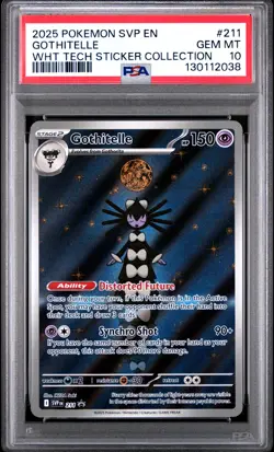 2025 POKEMON SVP EN-SV BLACK STAR PROMO #211 GOTHITELLE PSA 10 - Image 1