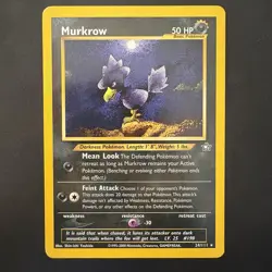 Pokemon Vintage Rare Murkrow Neo Genesis 24/111 WotC - Image 1