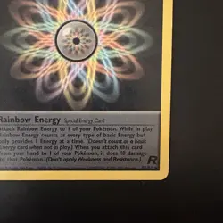 Pokemon Vintage Team Rocket Rainbow Energy Non Holo Rare - Image 4