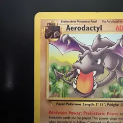 Pokemon TCG Vintage Non Holo Rare Aerodactyl Fossil 16/62 WotC - Image 2