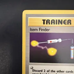 Pokemon Vintage Non-Holo Rare Item Finder 74/102 Base Set WotC 1999 - Image 2
