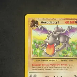 Pokemon TCG Vintage Non Holo Rare Aerodactyl Fossil 16/62 WotC - Image 2