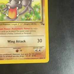 Pokemon TCG Vintage Non Holo Rare Aerodactyl Fossil 16/62 WotC - Image 4