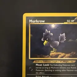 Pokemon Vintage Rare Murkrow Neo Genesis 24/111 WotC - Image 2