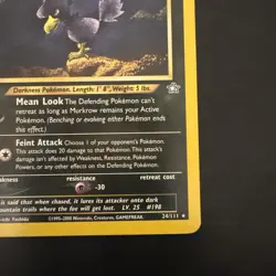 Pokemon Vintage Rare Murkrow Neo Genesis 24/111 WotC - Image 4