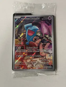 Pokemon TCG Destined Rivals Team Rockets Wobbuffet Pokemon Center Promo NM - Image 1