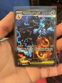 Mega Charizard x EX 125/094 SIR Pokemon Phantasmal Flames PSA 10 Contender !!! - Image 1