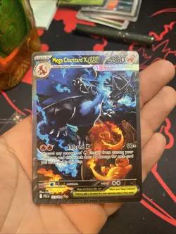 Mega Charizard x EX 125/094 SIR Pokemon Phantasmal Flames PSA 10 Contender !!! - Image 3