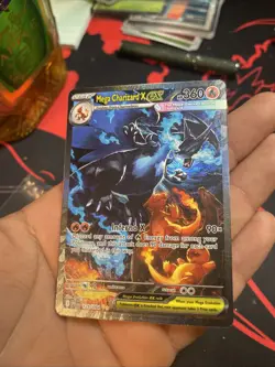 Mega Charizard x EX 125/094 SIR Pokemon Phantasmal Flames PSA 10 Contender !!! - Image 4