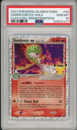 2021 Pokemon Celebrations Gardevoir Ex Holo #93 PSA 10 - Image 1