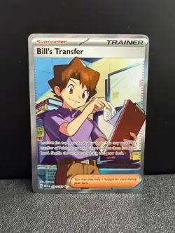 2023 Pokemon Bill's Transfer Full Art 194/165 MEW 151 LP - Image 1