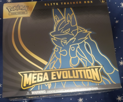 Pokemon TCG Mega Evolution Lucario ETB Elite Trainer Box - New Sealed - Image 1