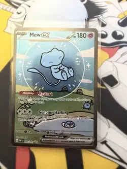 Pokemon TCG Mew EX 232/091 Sv: Paldean Fates Bubble Mew - Image 1