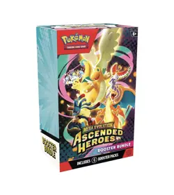 Pokemon TCG: Mega Evolution-Ascended Heroes Booster Bundle (6 Packs) PRESALE - Image 1