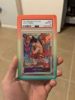 Luffy-Tarou ST18-005 Starter Deck 18: PURPLE Monkey.D.Luffy Foil PSA 10 POP 56! - Image 1