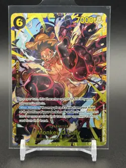 One Piece TCG - Monkey.D.Luffy OP10-118 Holo Secret Rare Royal Blood - Image 1