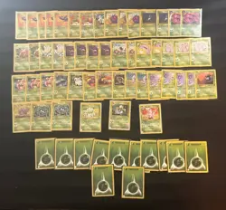 Pokemon 178 Pokemon TCG Trading Cards Collection Base/Jungle/Fossil Set Vintage - Image 1