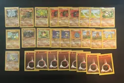 Pokemon 178 Pokemon TCG Trading Cards Collection Base/Jungle/Fossil Set Vintage - Image 5