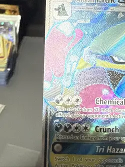 Pokemon Card Alolan Muk GX 138/147 Burning Shadows Full Art Light Play - Image 3