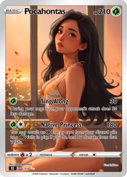 LoveangelGames- Custom Card-Character Set- Pocahontas - Image 1