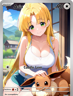 LoveangelGames-Season 2- Custom Card- Waifu Universe- Asia Promo - Image 1
