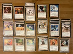 Lot of 31 MTG Cards from the Mirage Edition, Magic the Gathering White 1996 - Image 1