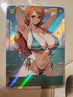 Card One Piece Goddess Story WAIFU Nami Nico Robin Boa Hancock Vivi Sexy Holo - Image 1