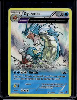 Gyarados 21/98 Ancient Origins XY 2015 Holo Rare Pokemon TCG Card (LP) - Image 1