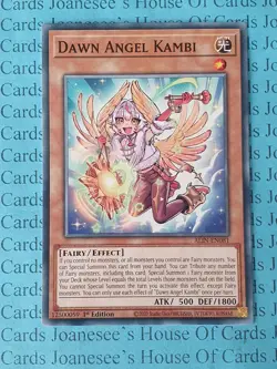 ALIN-EN081 Dawn Angel Kambi Yu-Gi-Oh Card 1st Edition New - Image 1