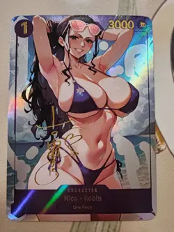 Card One Piece Goddess Story WAIFU Nami Nico Robin Boa Hancock Vivi Sexy Holo - Image 1